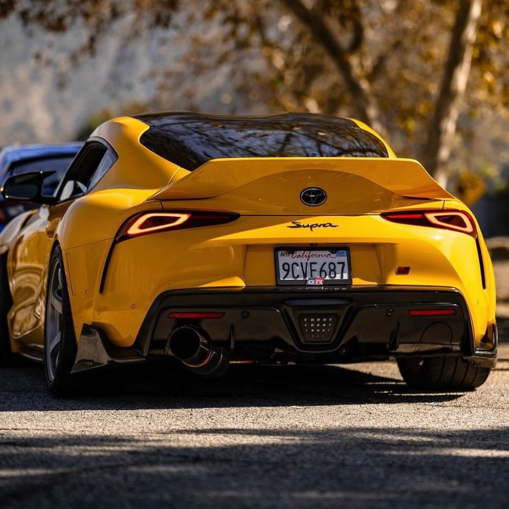 OEM+ Designs Exhaust Cutout Cover for Toyota GR Supra (A90/91)