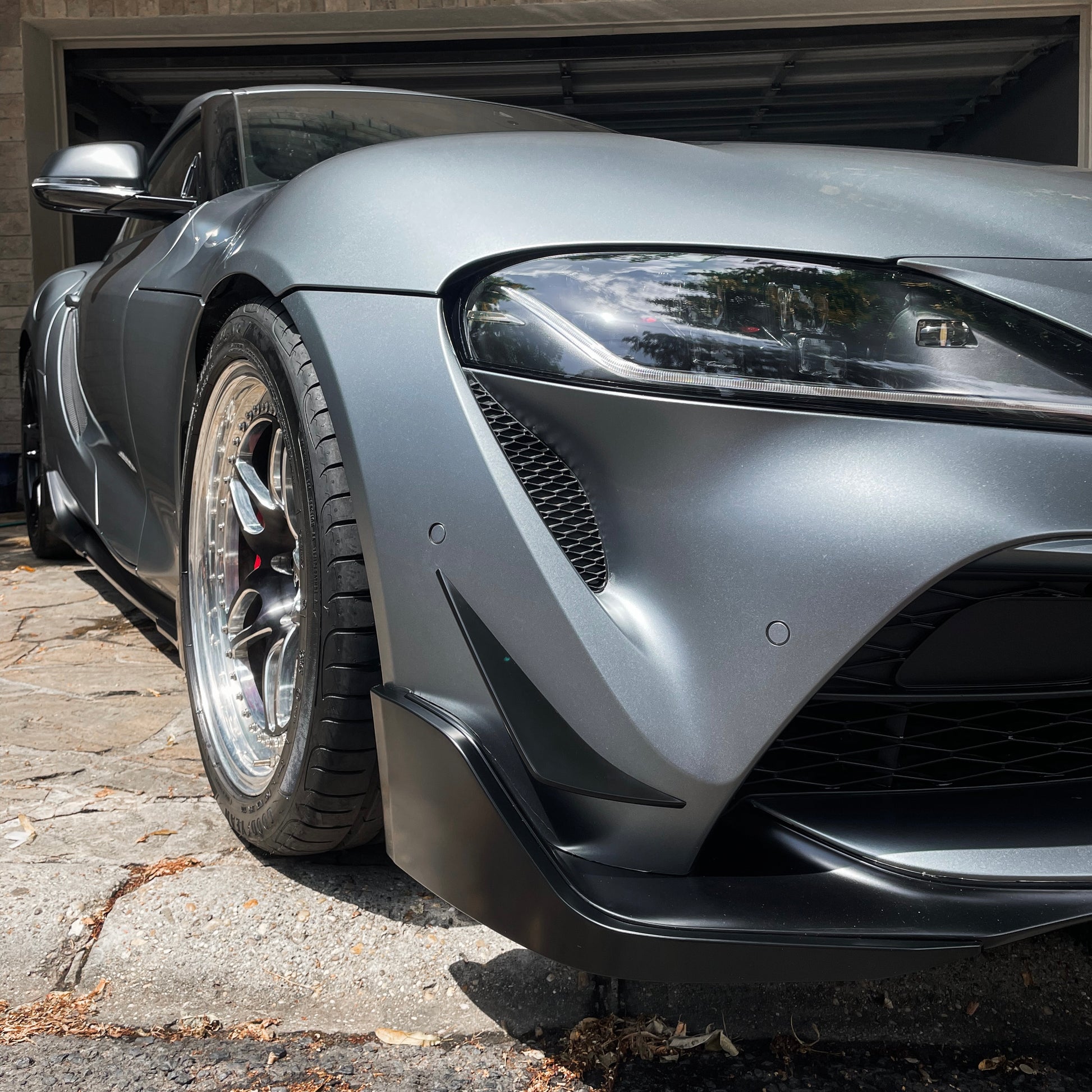 OEM+ Designs Front bumper canards for Toyota GR Supra MK5 A90 A91