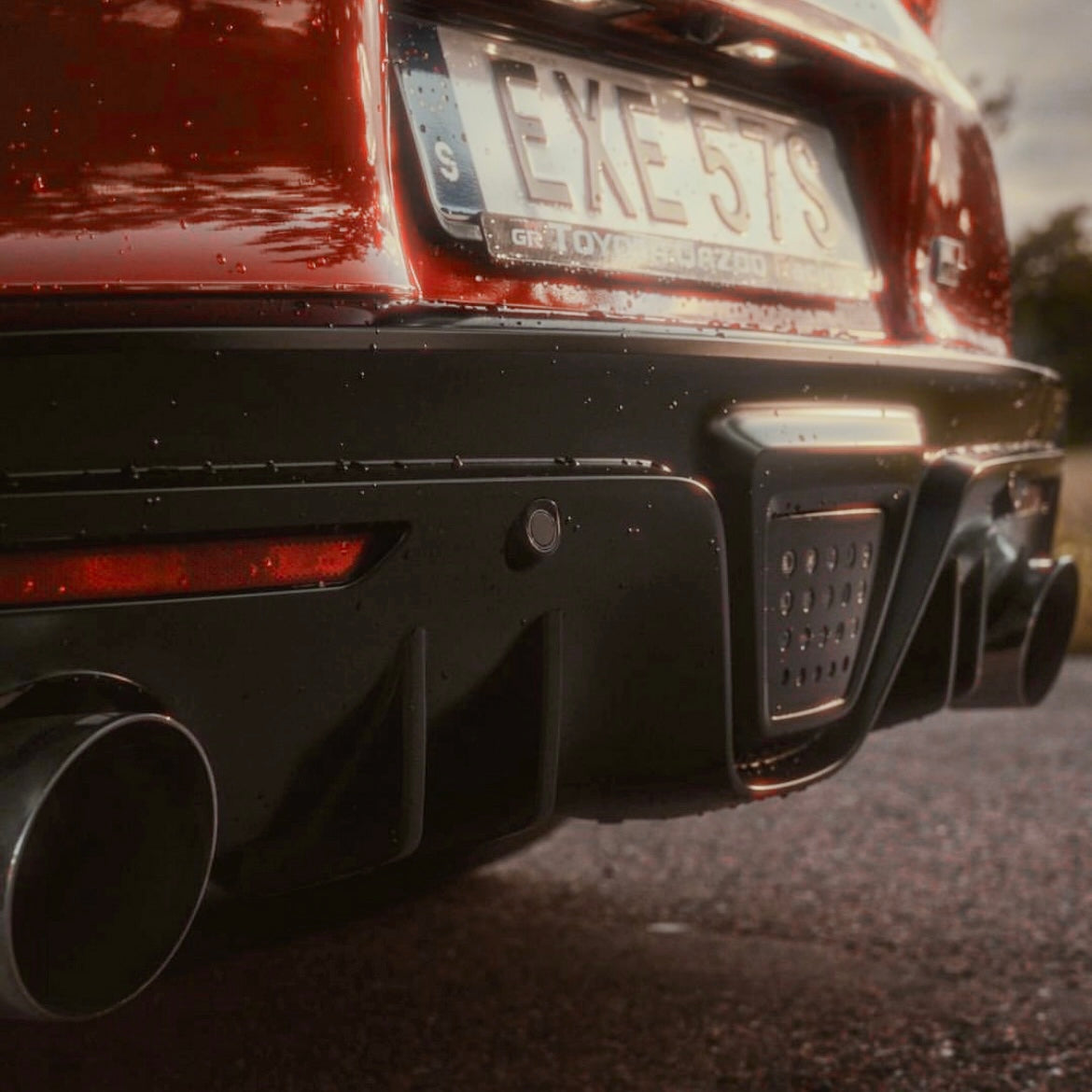 OEM+ Designs Rear Diffuser Fins for Toyota GR Supra (A90/91)