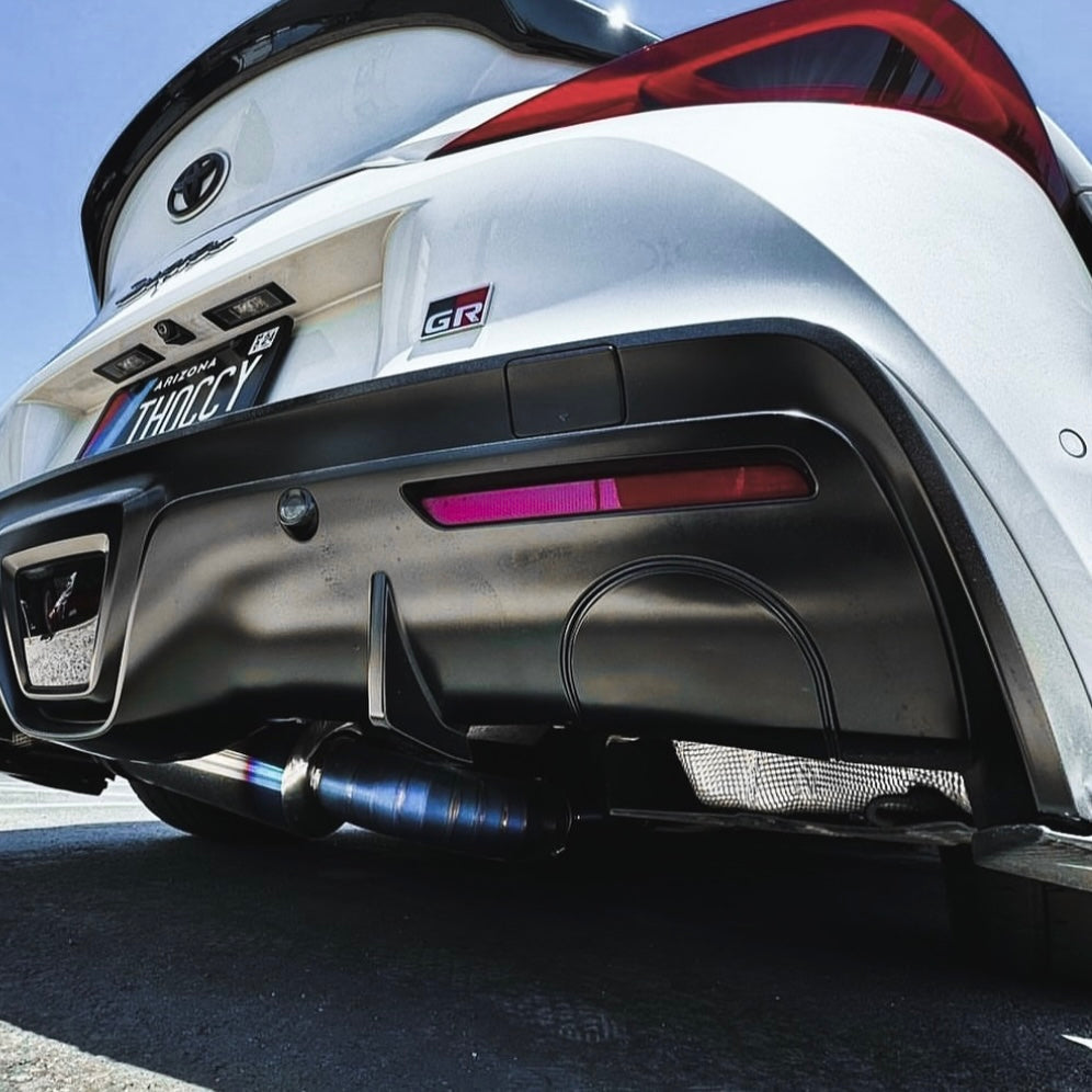 OEM+ Designs Exhaust Cutout Cover for Toyota GR Supra (A90/91)