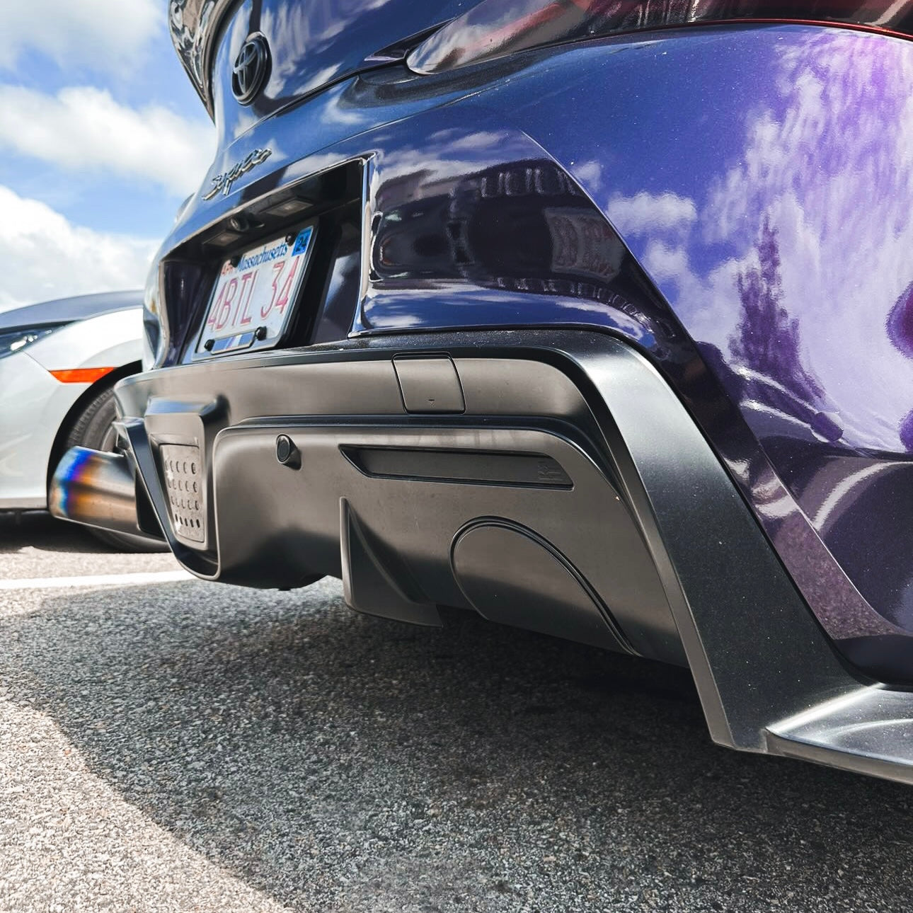 OEM+ Designs Exhaust Cutout Cover for Toyota GR Supra (A90/91)