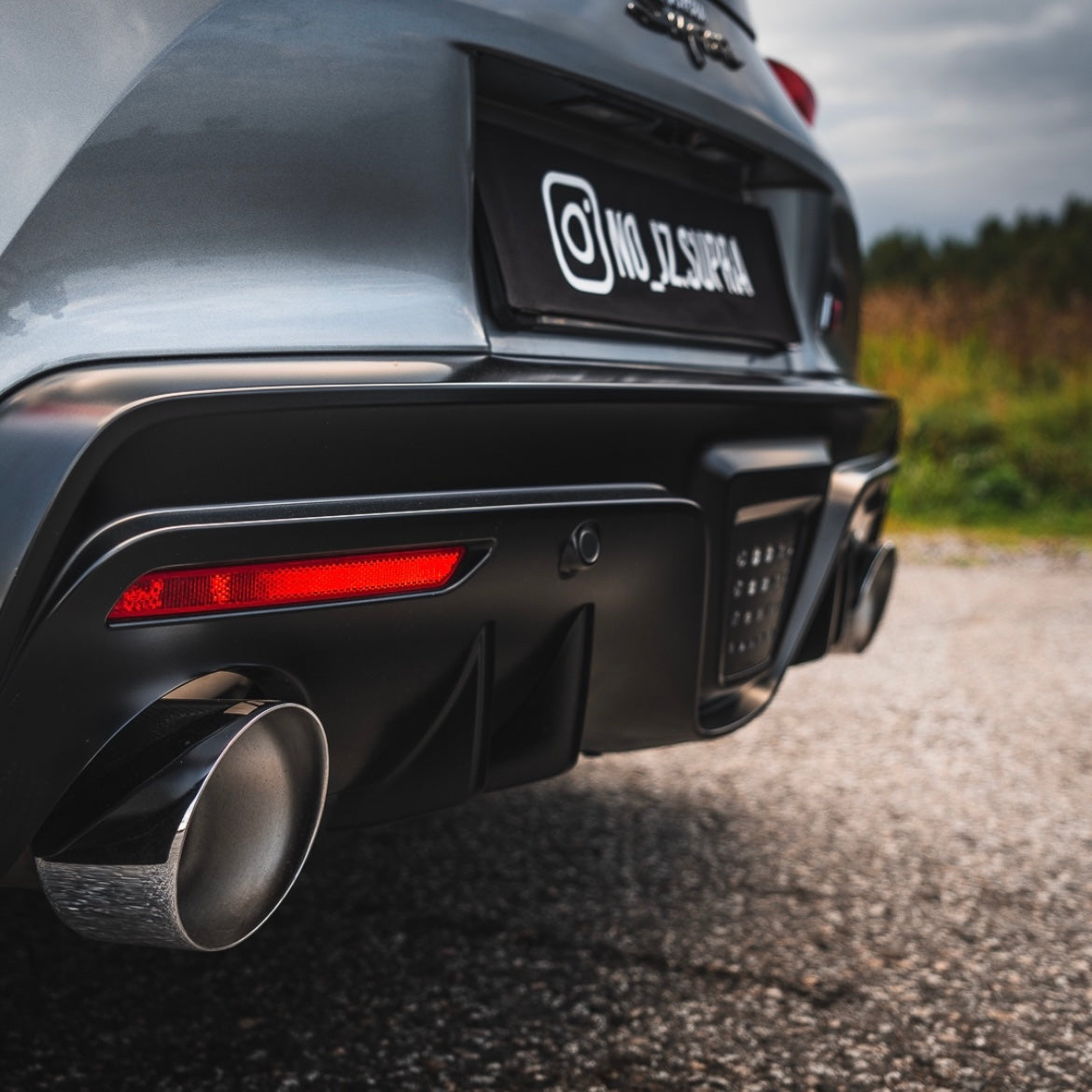 OEM+ Designs Rear Diffuser Fins for Toyota GR Supra (A90/91)
