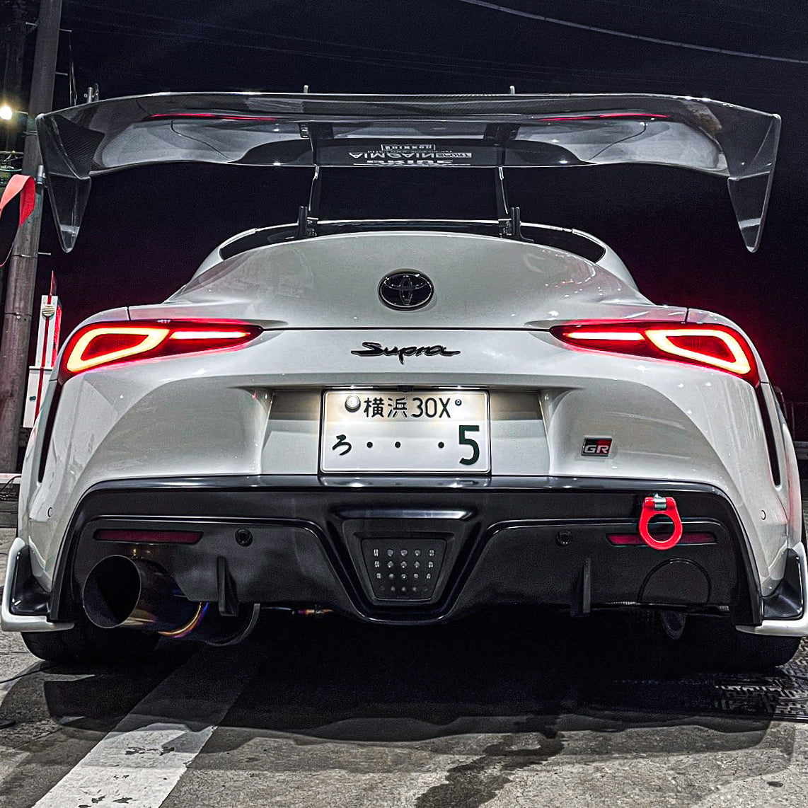 OEM+ Designs Exhaust Cutout Cover for Toyota GR Supra (A90/91)