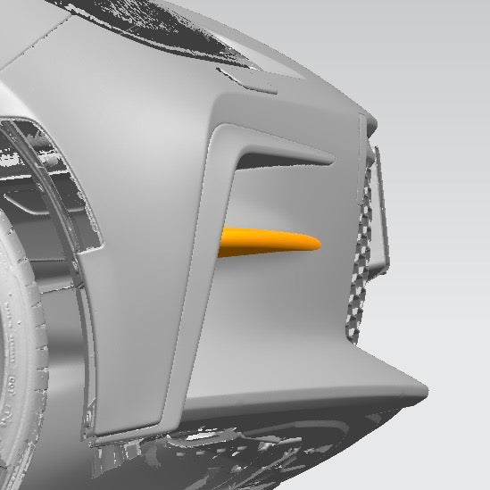 Front Bumper Canards for GR86