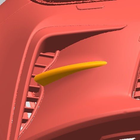 Front Bumper Canards for GR86