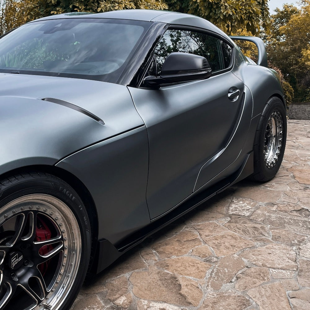 OEM+ Designs Side Skirt Extensions (Front) for GR Supra (A90/91)
