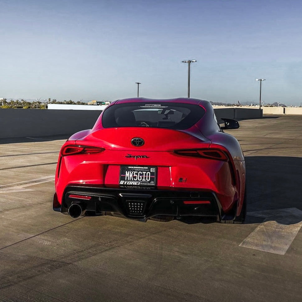 OEM+ Designs Exhaust Cutout Cover for Toyota GR Supra (A90/91)
