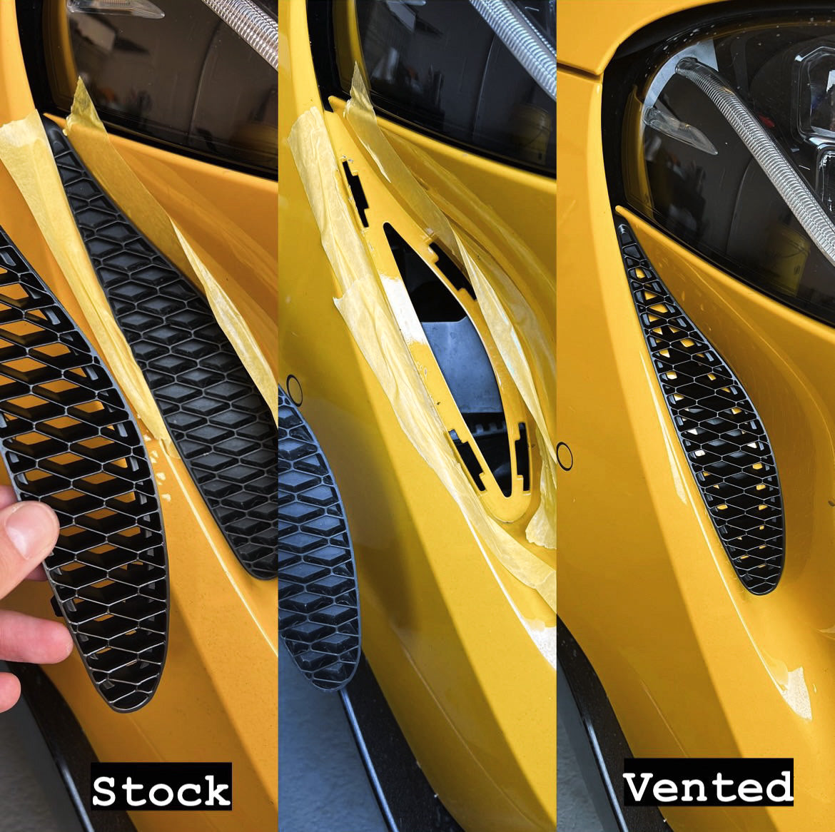 OEM+ Designs Open Front Vents for GR Supra (A90/91) 